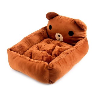 Đệm Nằm Bông Hình Gấu Nâu Cho Chó Mèo