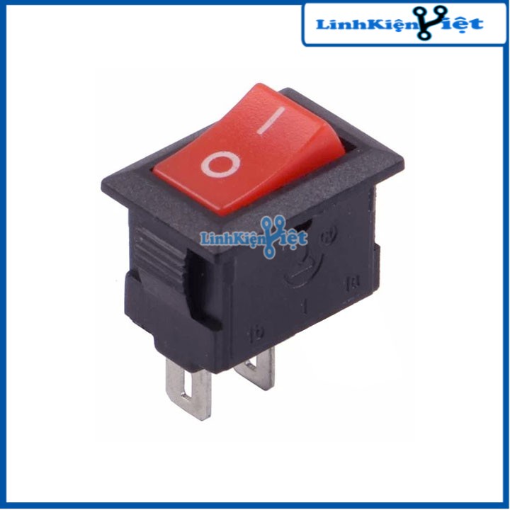 Công Tắc Bập Bênh Màu Đỏ KCD1-101 6A/250V 2 Chân 2 Chế Độ ON-OFF