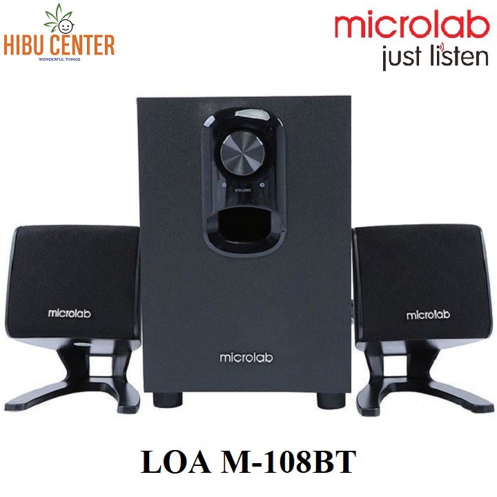 Loa Vi Tính Kết Nối Bluetooth MICROLAB M108BT Có Điều Khiển