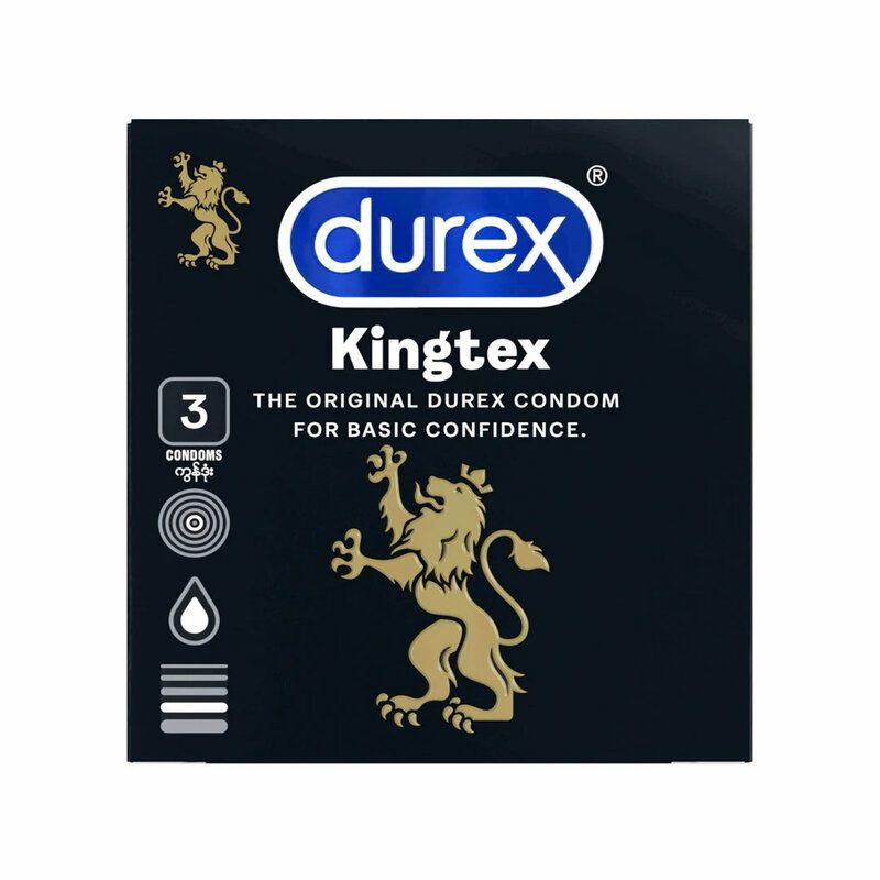 Hàng Durex Kingtex cam kết chính hãng 3 cái hộp