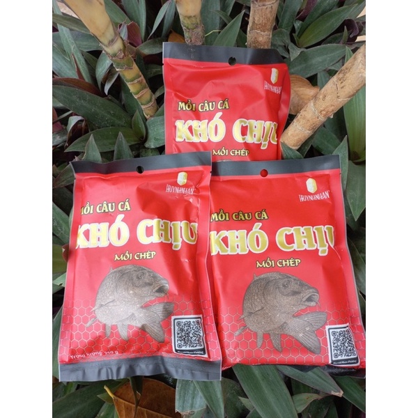 Mồi câu Khó Chịu 4 màu đen, đỏ xanh, vàng