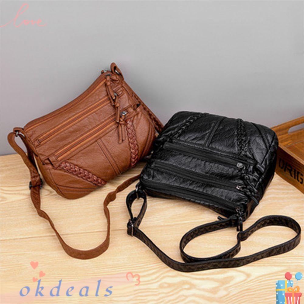 Túi Đeo Chéo Da PU Sức Chứa Lớn Tiện Dụng