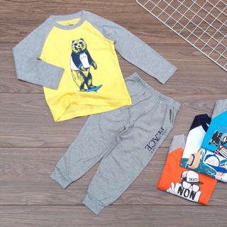 Set bộ cotton bé trai