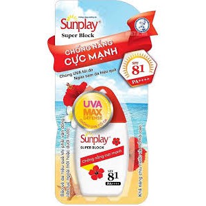 Sữa chống nắng cực mạnh toàn thân Sunplay Super Block SPF81 30g