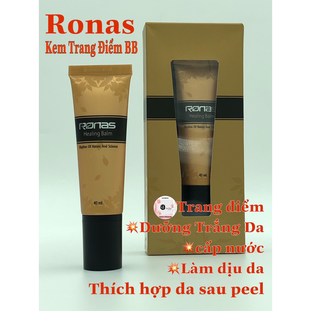 Ronas Healing Balm BB Cream - Kem Trang Điểm, Dưỡng Da BB Ronas