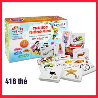 Thẻ Học Thông Minh 16 Chủ Đề Tiếng Anh Tiếng Việt Cho Bé