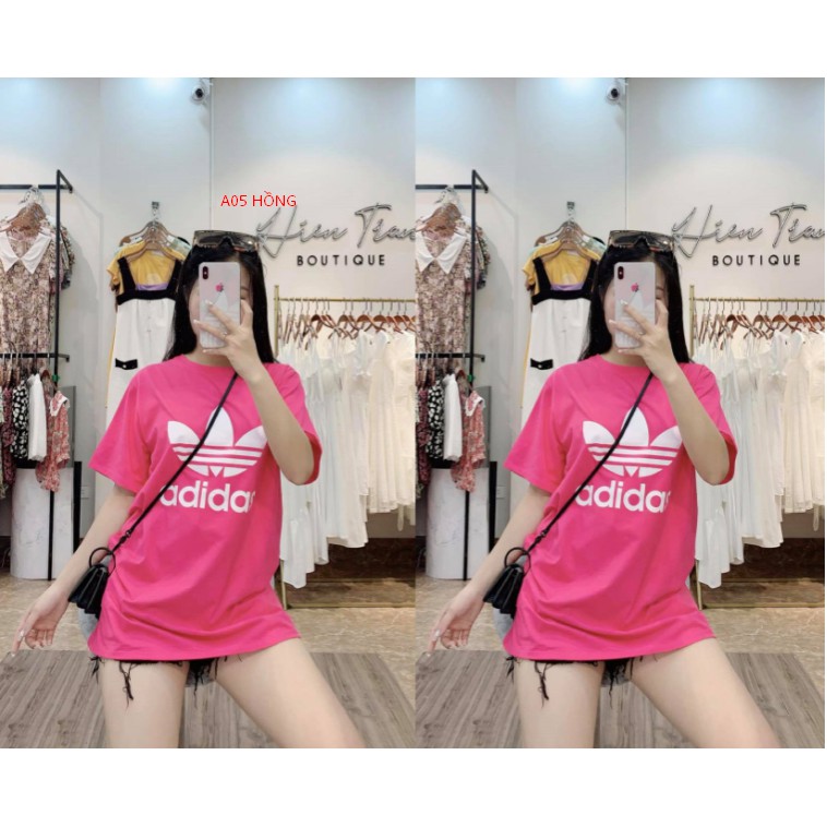 Áo phông Free size nhiều mẫu, chất cotton,form giấu quần,hàng Quảng Châu, ảnh shop tự chụp