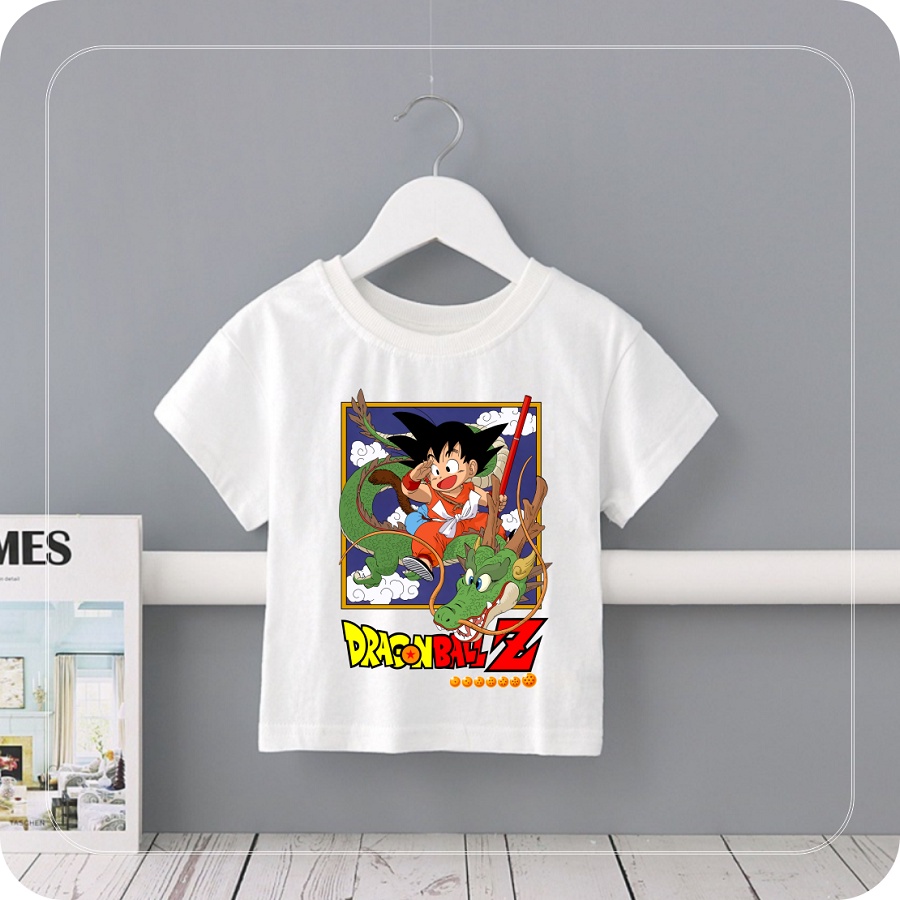 Áo 7 viên ngọc rồng dragon ball vegeta songoku cực đẹp cho bé trai