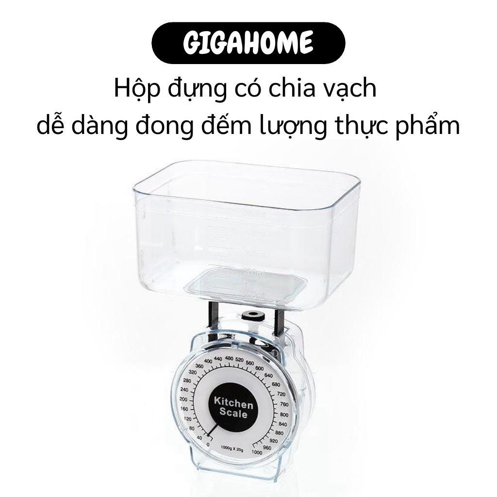 Cân Thực Phẩm GIGAHOME Cân Nhà Bếp Kitchen Độ Chính Xác Cao, Có Khay Sẵn, Tối Đa 1kg 4778