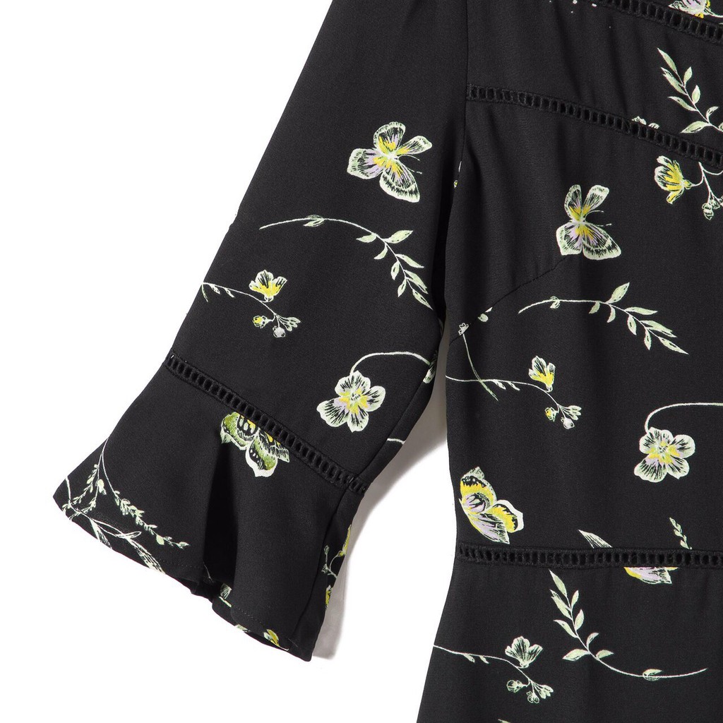 ĐẦM HOA ĐEN XUẤT XỊN D457 | BigBuy360 - bigbuy360.vn