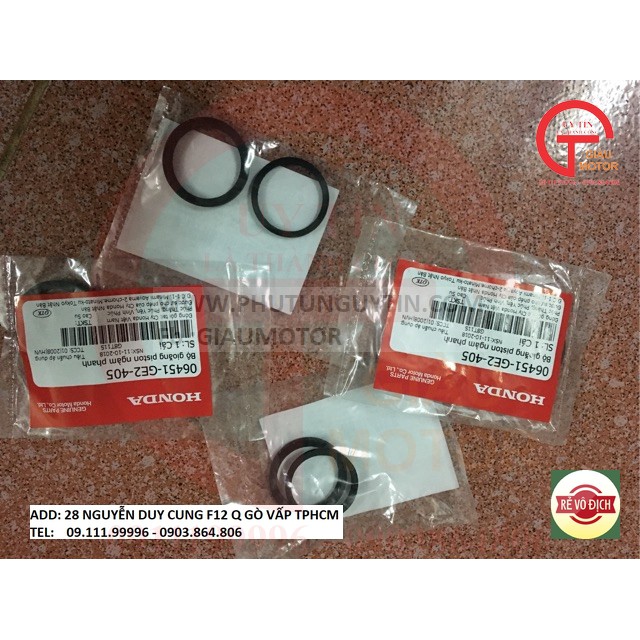 HD-Bộ Doăng pít tông phanh đĩa honda loại  2 pít