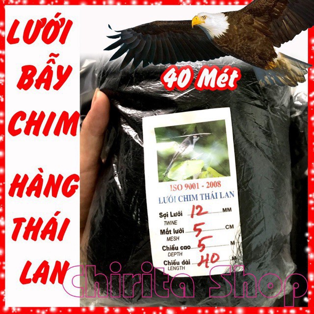 Lưới bẫy chim tàng hình Thái Lan 20m 03