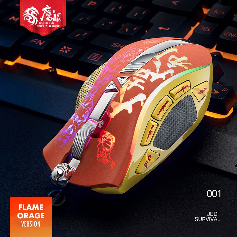 [Mã 154ELSALE2 giảm 7% đơn 300K] Chuột Gaming G7 Demon Baron Phiên Bản Mới | Hỗ trợ ghìm tâm PUBG Mobile, PC