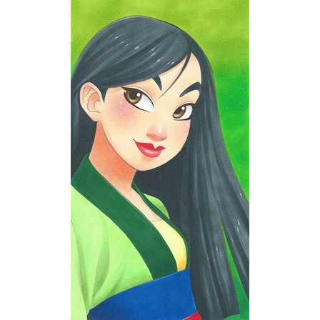 Bộ tranh đính đá 5D DIY hình công chúa Disney 30x40