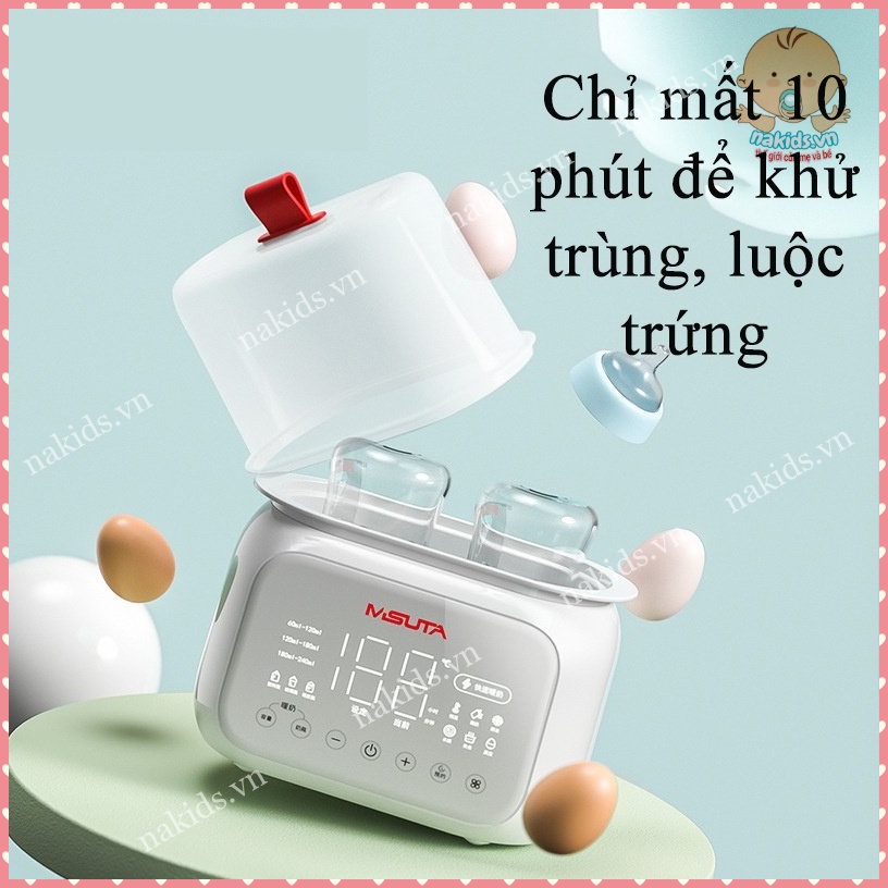 Máy Hâm Sữa, Thức Ăn - Máy Tiệt Trùng Bình Sữa, Dụng Cụ Gặm Nướu Đồ Chơi Cho Bé Chính Hãng Misuta