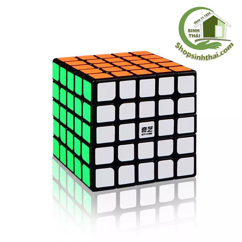 Cục rubik đồ chơi 5x5x5 trong vỉ ( kích thước 6cm x 6cm)