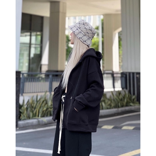 Áo khoác nỉ tăm hoodie - 208FK1 - Đentashop