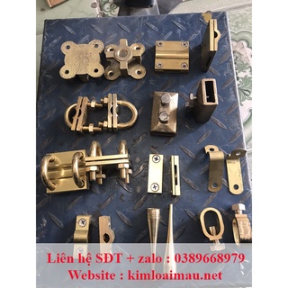 Kẹp băng đồng, ốc xiết cáp, kẹp tiếp địa các loại bằng đồng.