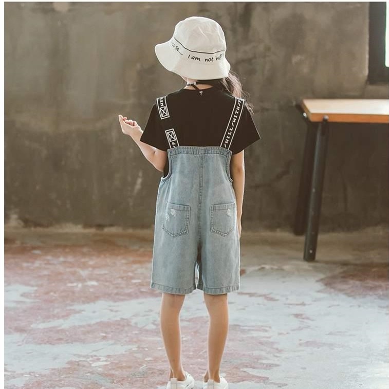 Set 2 Bộ Áo Liền Quần Kiểu Hàn Quốc Thời Trang Cho Bé Gái Từ 3-4 - 5-6 - 7-8 - 9-10 - 11-12 - 13 Tuổi
