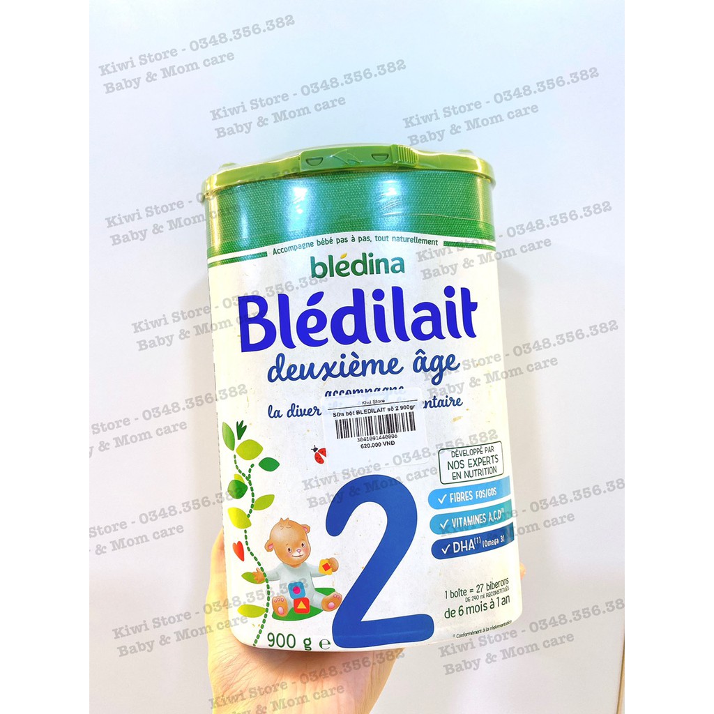 Sữa bột Bledilait Bledina Pháp số 1 2 3 cho bé hộp 400g, 900g và 1200g