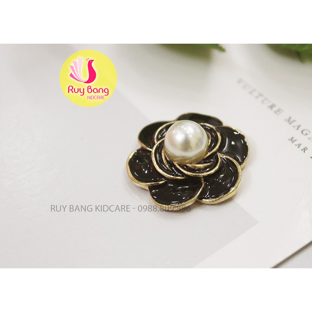 Khoen đá tròn, vuông, Center đá đính hoa vải handmade