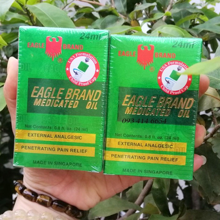 [HÀNG MỸ] DẦU GIÓ XANH CHÍNH HÃNG - EAGLE BRAND 24ML, HÀNG NHẬP MỸ 100% CAM KẾT CHẤT LƯỢNG TUYỆT ĐỐI