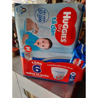 Bỉm - Tã dán Huggies size M76