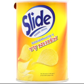 Snack khoai tây Slide vị tự nhiên hộp 75g