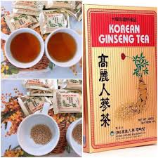 trà sâm Hàn Quốc korean ginseng tea Hộp 300gr (100 gói x 3gr)