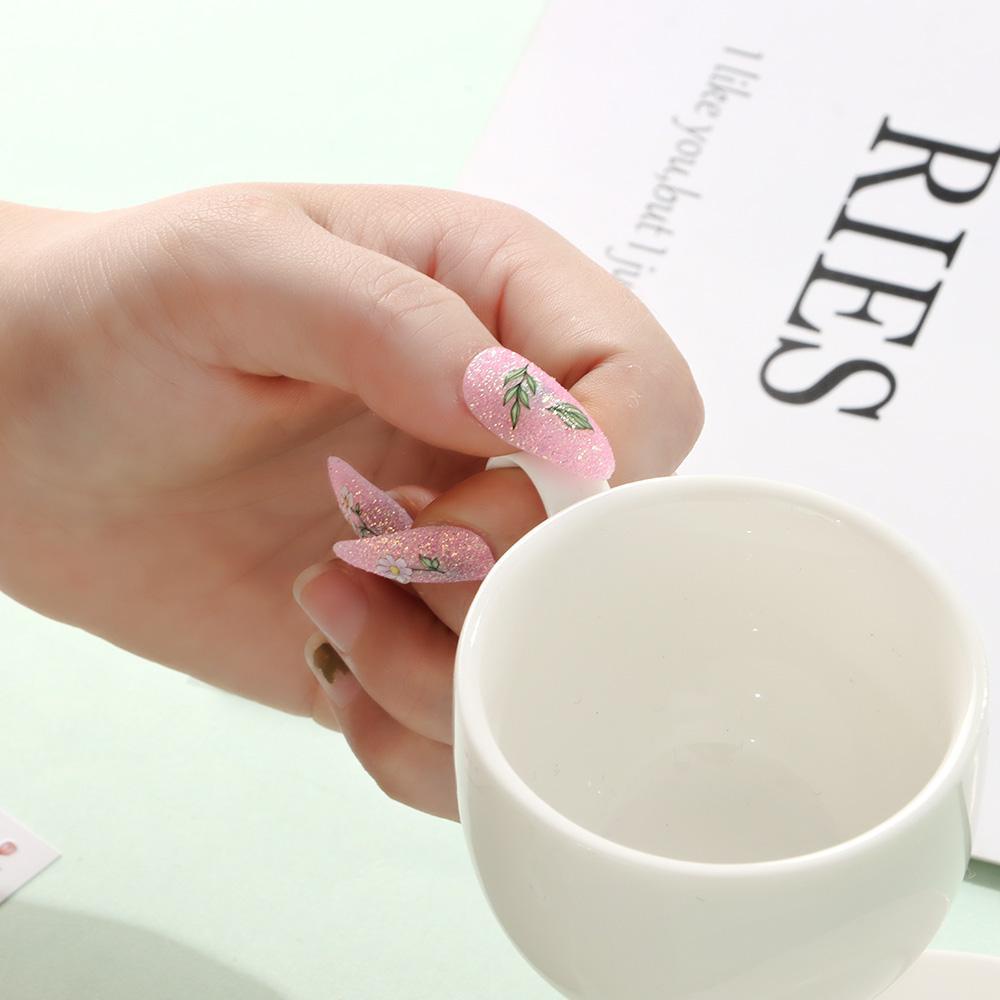 Miếng Dán Trang Trí Móng Tay Hình Hoa Xinh Xắn