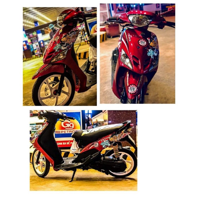 Tem rời dán xe mio