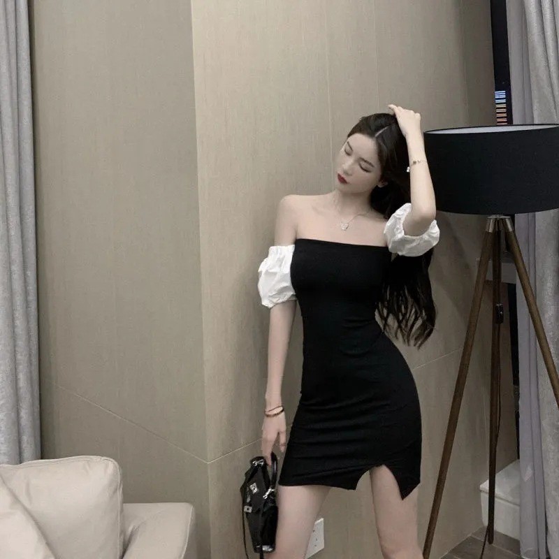 Váy nữ, đầm nữ body trễ vai siêu sexy, siêu hot thời trang Ngão clothing chất liệu mát mẻ, thoải mái | BigBuy360 - bigbuy360.vn