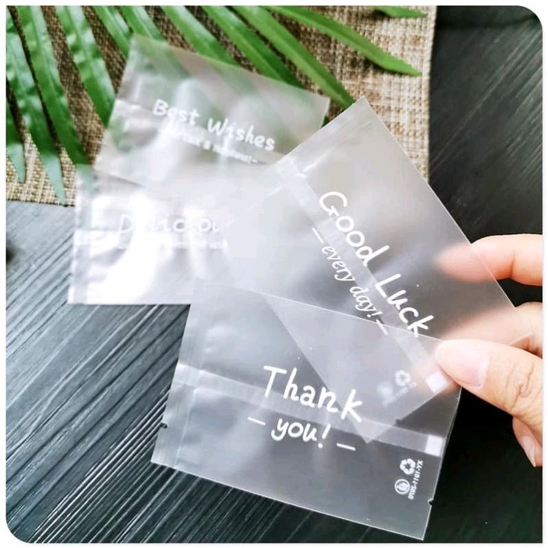 Túi bánh quy,cookies thank you 7*10 cm,set 100 cái