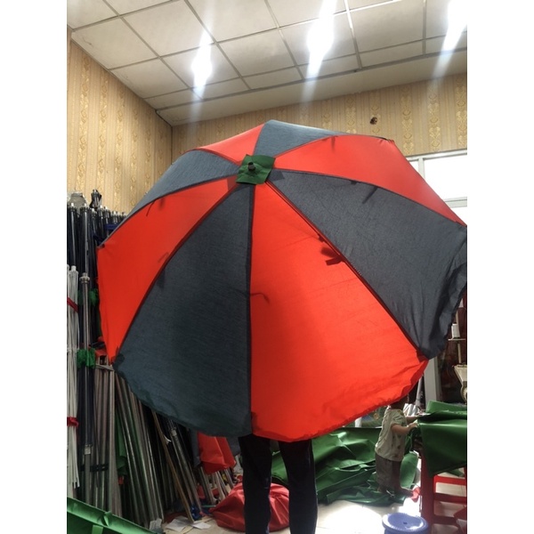 dù vải lớn không đế bán hàng vỉa hè rộng 1m8