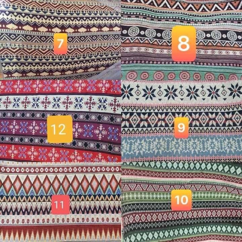 Vải thổ cẩm dân tộc :100cm x 150cm .