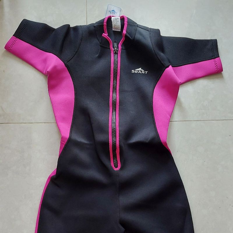 Đồ bơi giữ nhiệt dày 2mm cho nam/nữ size 40-70kg, mã Sbart 1033 đồ bơi giữ ấm cho trẻ lớn, người lớn