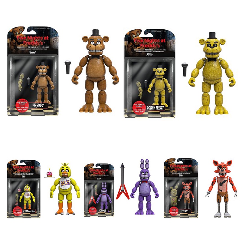 Fnaf Mô Hình Nhân Vật bonnie chica freddy 'S Trong five nights at freddy' S
