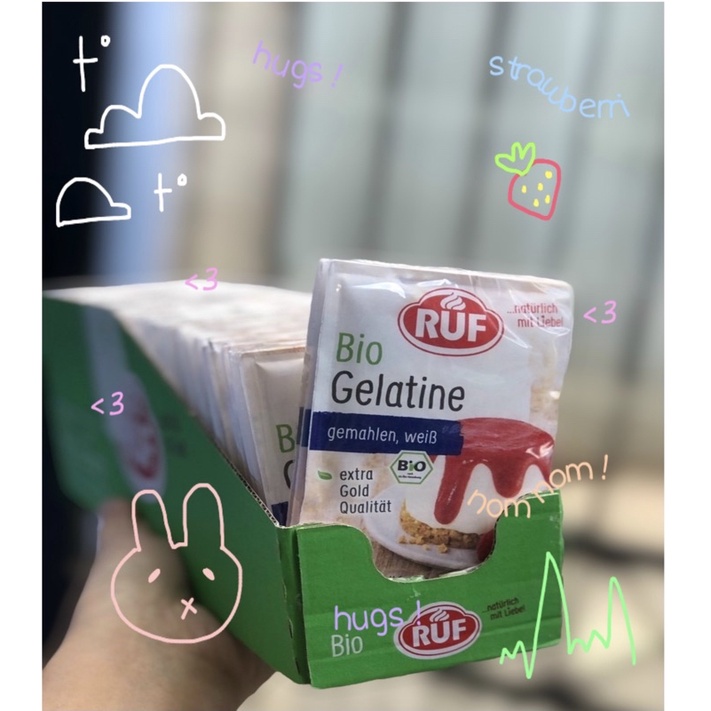 Gelatine hữu cơ Ruf 9gram