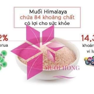 Muối hồng himalayan qaisar( muối ăn và làm đẹp)