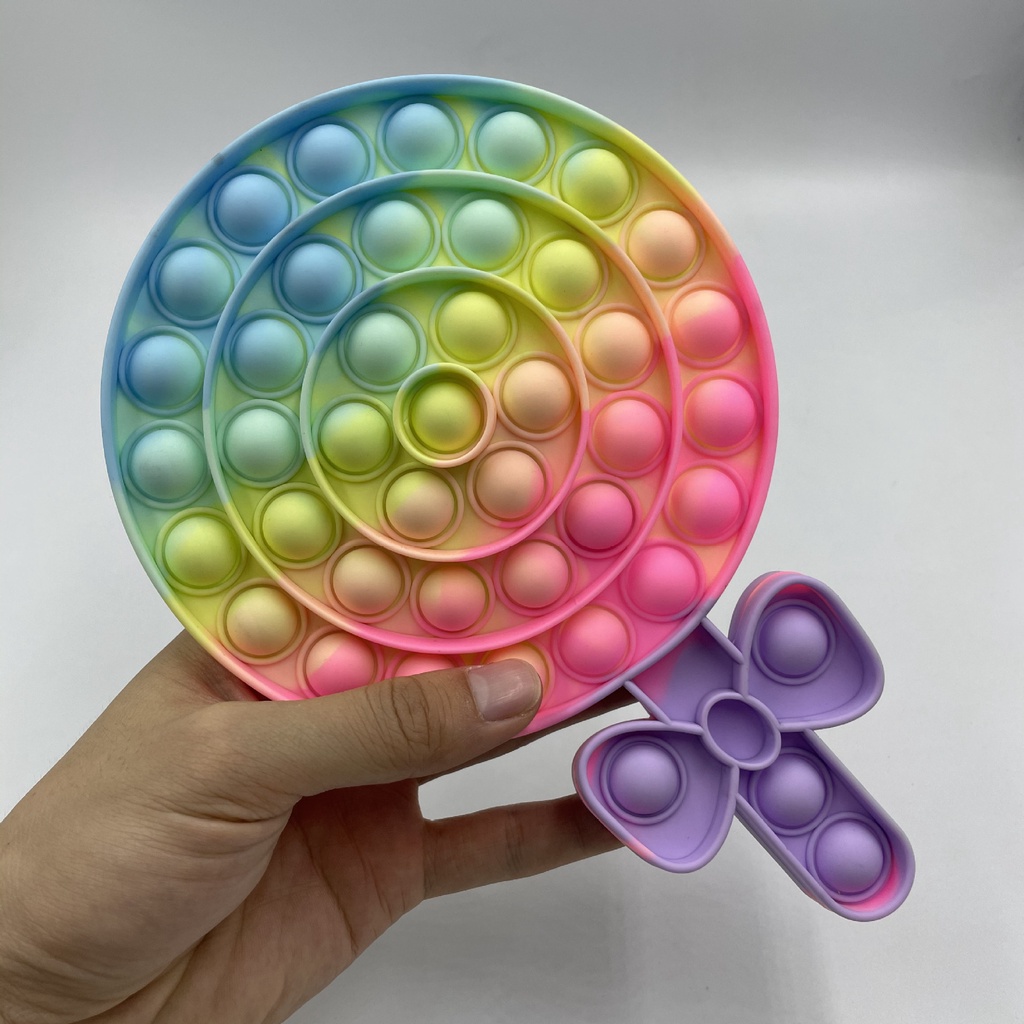 Pops It 22*12.5cm Simple Dimple Toy Adult Kids Sensory Push Bubble Fidget Toys PopIt