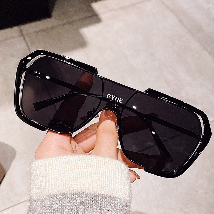 Kính Mát Gọng Vuông Kim Loại Thời Trang Cho Nam Nữ