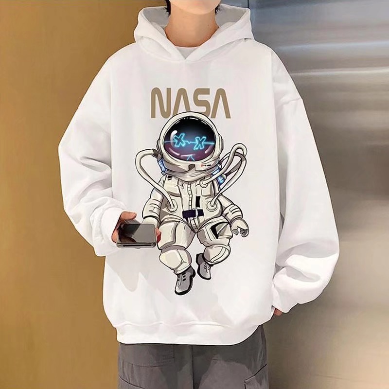 Áo nỉ Hoodie Phi Hành Gia, áo nỉ bông hoodie unisex nam nữ