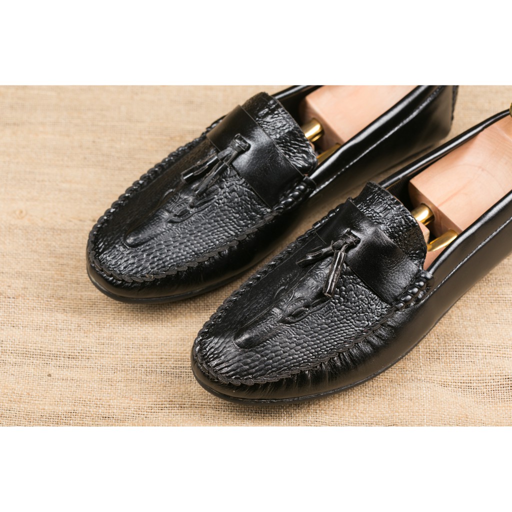 [Shop Uy Tín] Giày Lười Nam Đẹp Phong Cách Hàn Quốc Aroti M117