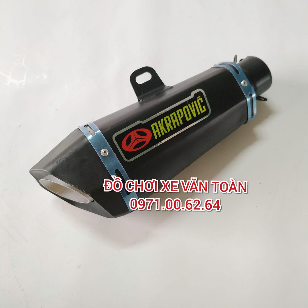 Pô độ Akrapovic đen - Pô xe máy