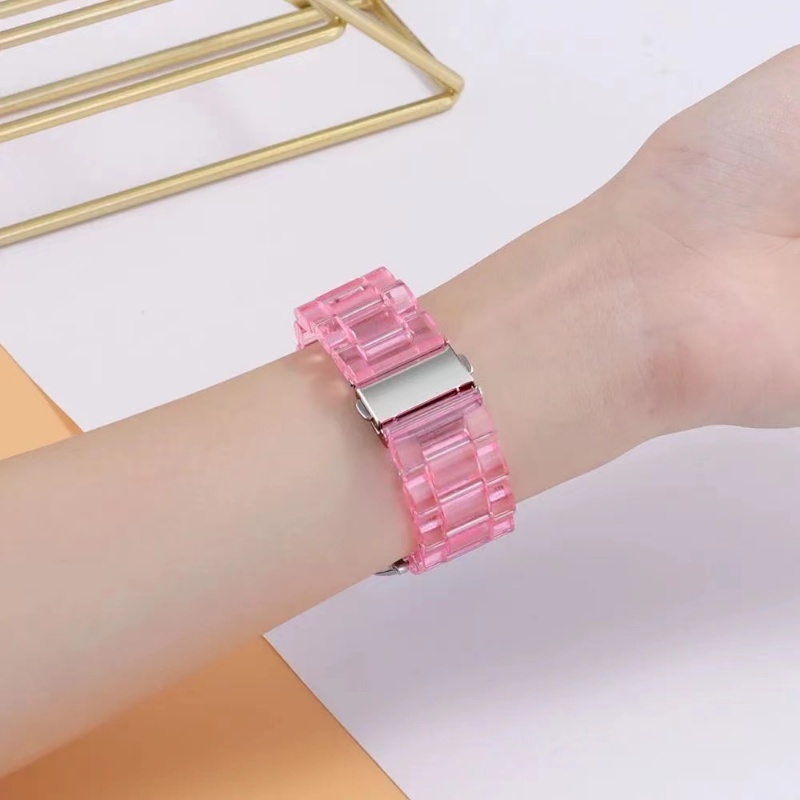 Dây Đeo Trong Suốt Mỏng Cho Đồng Hồ Thông Minh Apple Watch 49mm 42mm 41mm 38mm 44mm 40mm 45mm 8 7 SE 6 5 4 3 2 1