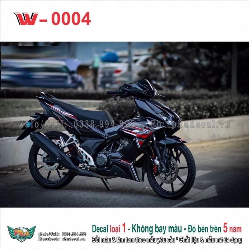 Tem rời Winner X đen đỏ Cover 2022