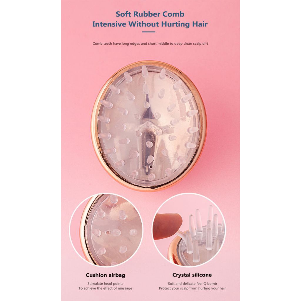 Bàn Chải Gội Đầu Bằng Silicon Mát Xa Chất Lượng Cao Tiện Dụng | BigBuy360 - bigbuy360.vn