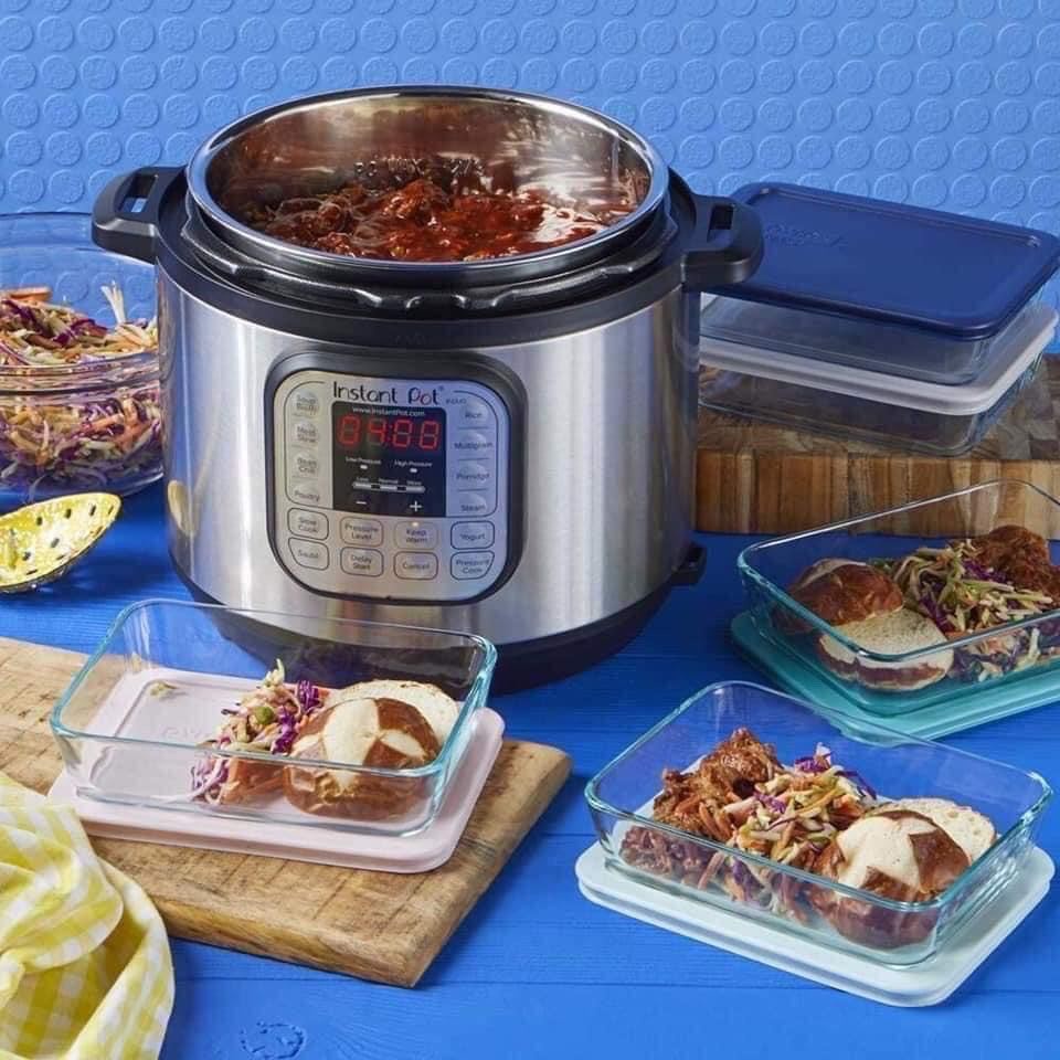 Nồi áp suất điện đa năng Instant Pot chất liệu thép không gỉ - Hàng Đức