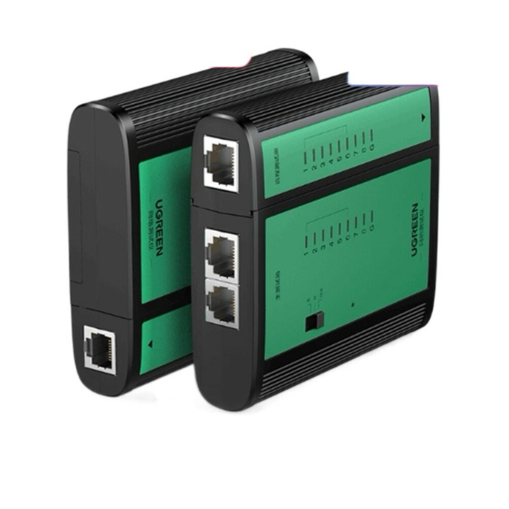 Bộ Test Cáp mạng RJ45 Ugreen 10950 Chính hãng NW167 (RJ45+RJ11+Pin) có đèn LED