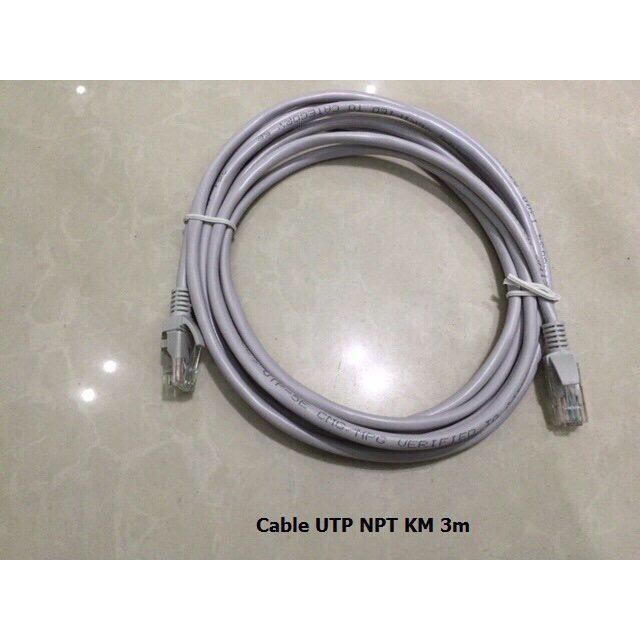 DÂY CÁP MẠNG BẤM SẴN 2 ĐẦU KING-MASTER DÀI 2M-3M-5M-10M-15M-20M UTP CAT 5E